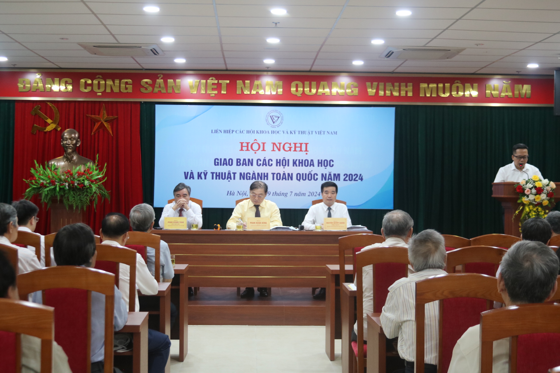 Liên hiệp các KH&KT Việt Nam giao ban các hội, ngành toàn quốc, triển khai nhiệm vụ 6 tháng cuối năm 2024